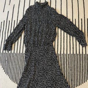 ZARA | Polka Dot Print Midi Dress